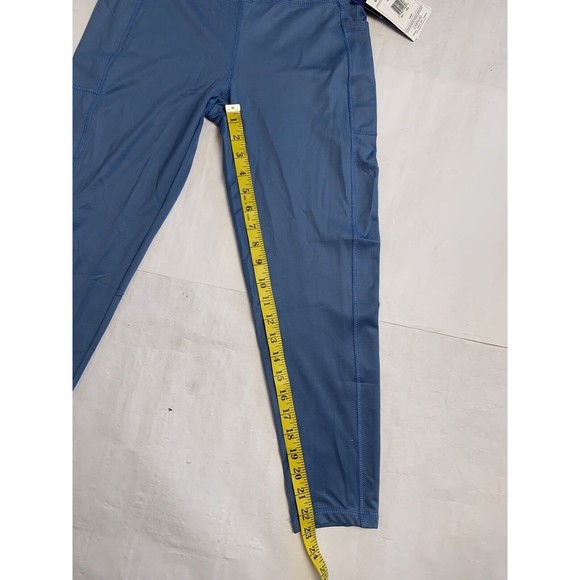Champion Authentic Athletic wear Moisture Wicking Leggings Size Large Blue - Picture 7 of 9